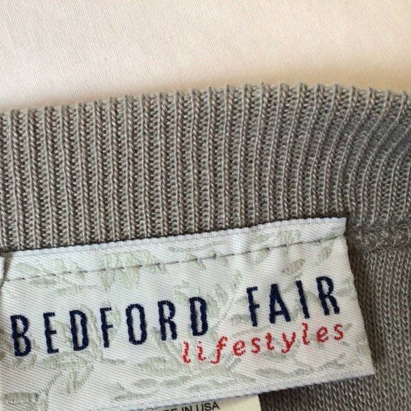 Bedford Fair - Gray cardigan sweater - Picture 3 of 4
